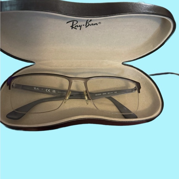 Ray-Ban Other - Ray-Ban Gray Metal Eyeglasses
